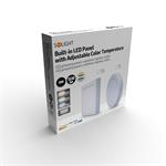 Solight LED mini panel CCT, 18W, 1530lm, 3000K, 4000K, 6000K, štvorcový