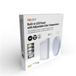 Solight LED mini panel CCT, montážny, 24W, 1800lm, 3000K, 4000K, 6000K, štvorcový