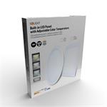 Solight LED mini panel CCT, podhľad, 18W, 1530lm, 3000K, 4000K, 6000K, štvorcový