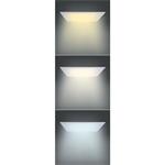 Solight LED mini panel CCT, podhľad, 24W, 1800lm, 3000K, 4000K, 6000K, štvorcový