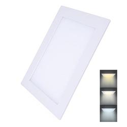 Solight LED mini panel CCT, podhľad, 24W, 1800lm, 3000K, 4000K, 6000K, štvorcový