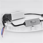 Solight LED mini panel CCT, podhľad, 6W, 450lm, 3000K, 4000K, 6000K, štvorcový