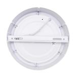 Solight LED mini panel CCT, zapustený, 12W, 900lm, 3000K, 4000K, 6000K, kruhový