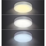 Solight LED mini panel CCT, zapustený, 24W, 1800lm, 3000K, 4000K, 6000K, kruhový