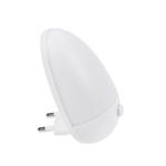 Solight LED nočné svetlo okrúhle, 0,5W, biele, 230V, vypínač