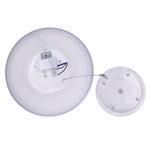 Solight LED osvětlení Acate s ochranou proti vlhkosti, IP54, 24W, 2160lm, 3CCT, 30cm, stříbrná