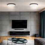 Solight LED osvětlení s dálkovým ovladačem Estela Black, 36W, 2700lm, 30cm, změna chromatičnosti, stmívatelné