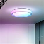 Solight LED osvětlení s dálkovým ovladačem Floco, 30W + 6W RGB, 2100lm, 40cm, změna chromatičnosti, stmívatelné