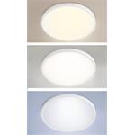 Solight LED osvetlenie s diaľkovým ovládaním Estela White UGR, 40W, 4300lm, 50cm, URG<19, závesné a zapustené