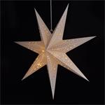 Solight LED poinsettia, závesná, 60cm, 20x LED, časovač, 2x AA