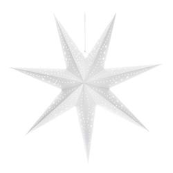 Solight LED poinsettia, závesná, 60cm, 20x LED, časovač, 2x AA