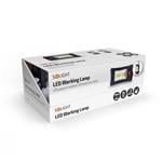 Solight LED pracovná lampa, 3W COB + 3 SMD LED, háčik + magnet, 3 x AAA