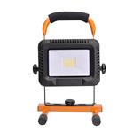 Solight LED reflektor 20W, prenosný, nabíjateľný, 1600lm, oranžovo-čierny