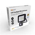 Solight LED reflektor PRO se senzorem, 50W, 4600lm, 5000K, IP44