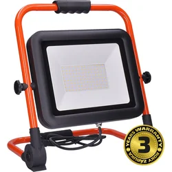 Solight LED reflektor PRO so skladacím stojanom, 100W, 9200lm, 5000K, kábel so zástrčkou, IP65