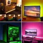 Solight LED RGB pásik pre TV, 2x 50cm, USB, vypínač, diaľkové ovládanie