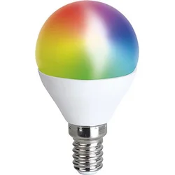 Solight LED SMART WIFI žárovka, miniglobe, 5W, E14, RGB, 400lm