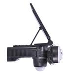 Solight LED solárne svetlo so senzorom, 8W, 600lm, Li-on, čierne