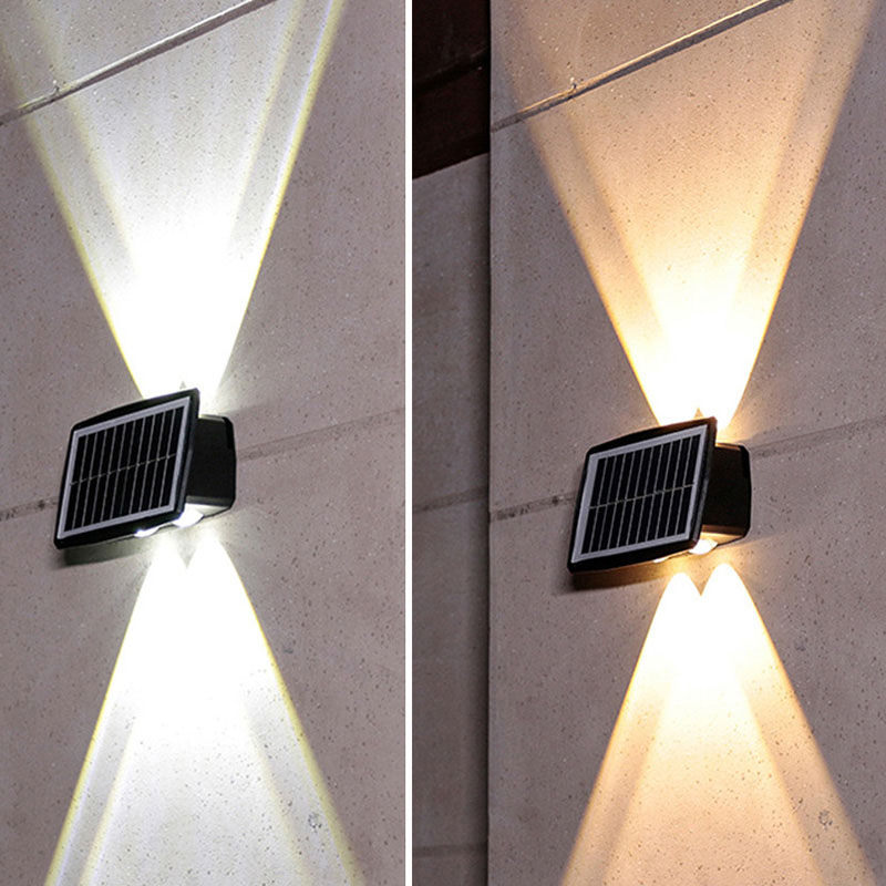 Solight LED solární nástěnné světlo, teplá a studená bílá, 15x10cm