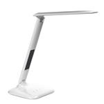 Solight LED stmievateľná stolná lampa s displejom, 6 W, voliteľná teplota svetla, biely lesk
