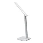Solight LED stmievateľná stolná lampa s displejom, 6 W, voliteľná teplota svetla, biely lesk
