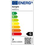 Solight LED stolná lampa, 7W, stmievateľná, možnosť zmeny chromatickosti, strieborná
