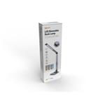 Solight LED stolní lampička stmívatelná, 10W, indukční nabíjení, změna chromatičnosti, hliník, šedá