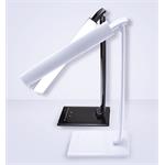 Solight LED stolová lampa stmievateľná, 12 W, možnosť voľby teploty svetla, USB, biely lesk