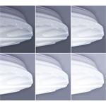 Solight LED stropné svetlo Wave, 30W, 2100lm, stmievateľné, stmievanie, diaľkové ovládanie