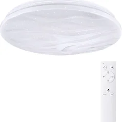 Solight LED stropné svetlo Wave, 30W, 2100lm, stmievateľné, stmievanie, diaľkové ovládanie