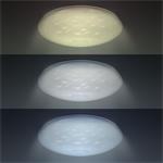 Solight LED stropní světlo Star, kulaté, 24W, 2400lm, dálkové ovládání, 37cm