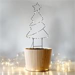 Solight LED venkovní dekorace vánoční stromeček, 85x LED, časovač, 68cm, 3x AA