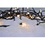 Solight LED venkovní vánoční řetěz, 400 LED, 20m, přívod 5m, 8 funkcí, IP44, teplá bílá