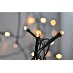 Solight LED venkovní vánoční řetěz, 400 LED, 20m, přívod 5m, 8 funkcí, IP44, teplá bílá