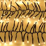 Solight LED venkovní vánoční řetěz s dálkovým ovládáním - Cluster, 576 LED, 8 funkcí, časovač, IP44, teplá bílá