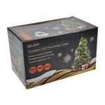 Solight LED vianočná reťaz, 300 LED diód, 30 m, 5 m vedenie, IP44, biela