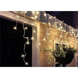Solight LED vianočný záves, rampúchy, 360 LED, 9 m x 0,7 m, 6 m prívod, vonkajšie, teplé biele svetlo