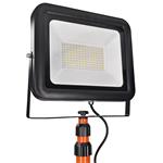 Solight LED vonkajší reflektor PRO s vysokým stojanom, 100W, 9200lm, kábel so zástrčkou, AC 230V