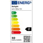 Solight LED vonkajší reflektor PRO s vysokým stojanom, 50W, 4600lm, kábel so zástrčkou, AC 230V