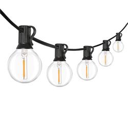 Solight LED vonkajšia balkónová reťaz so žiarovkami, 10 žiaroviek, 5m+3m, 500lm, teplá biela
