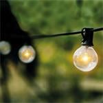 Solight LED vonkajšia reťaz so žiarovkami, 25 žiaroviek, 15m+5m, 750lm, teplá biela