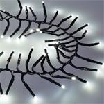 Solight LED vonkajšia vianočná reťaz s diaľkovým ovládaním - Cluster, 576 LED diód, 8 funkcií, časovač, IP44, studená biela