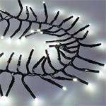 Solight LED vonkajšia vianočná reťaz s diaľkovým ovládaním - Cluster, 576 LED diód, 8 funkcií, časovač, IP44, studená biela