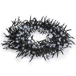 Solight LED vonkajšia vianočná reťaz s diaľkovým ovládaním - Cluster, 576 LED diód, 8 funkcií, časovač, IP44, studená biela