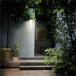 Solight LED vonkajšie nástenné svetlo Terni, 12W, 560lm, 3000K, PIR senzor