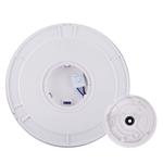 Solight LED vonkajšie osvetlenie so senzorom a nastaviteľnou CCT, 18W, 1350lm, 22cm, 2v1 - biely a čierny kryt