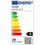 Solight LED vonkajšie osvetlenie so senzorom Siena, sivé, 20W, 1500lm, 4000K, IP54, 23cm