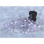 Solight LED vonkajšie rampúchy, 50LED, časovač, 8 funkcií, IP44, 3xAA batéria