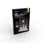 Solight LED závěsná dekorace - les s jeleny, 14x LED, 2x AA