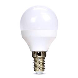 Solight LED žiarovka, miniglobe, 4W, E14, 3000K, 340lm, biela